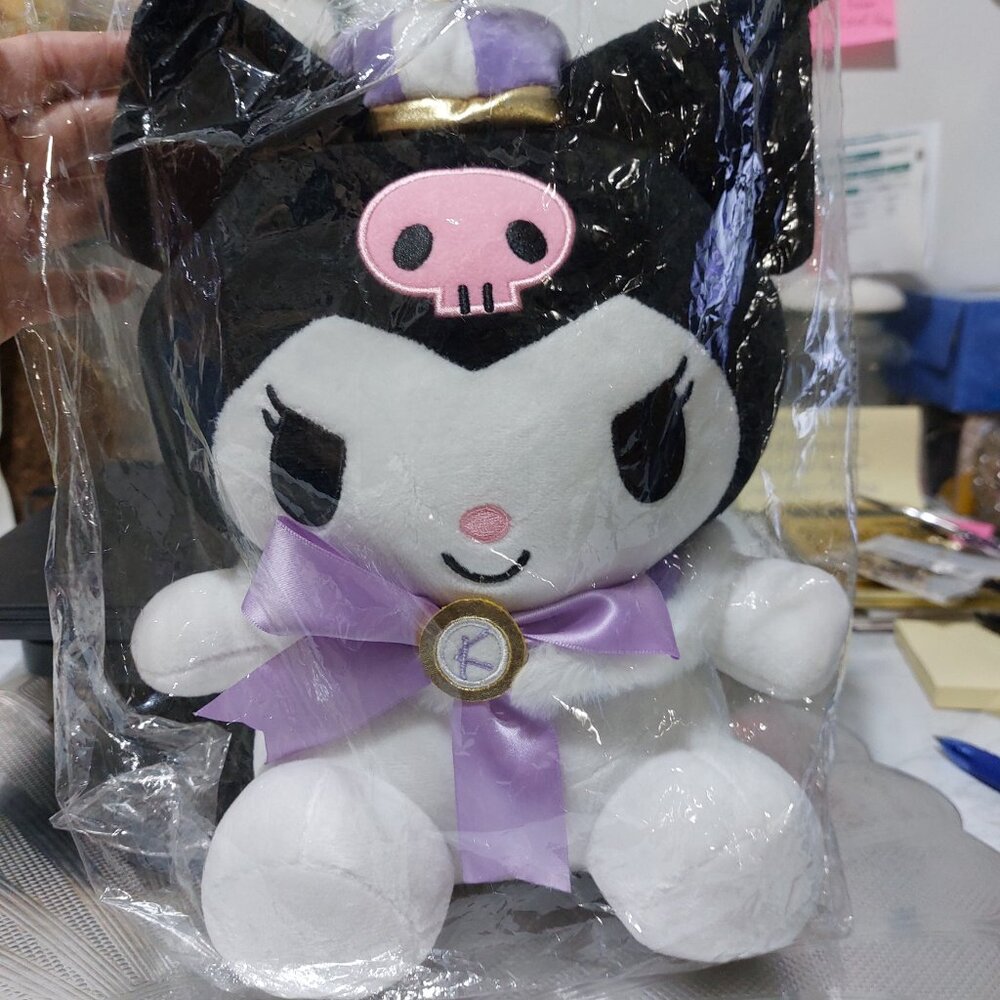 Sanrio Character Kuromi Crown Plush Super Cute Soft Rare NEW In Packaging